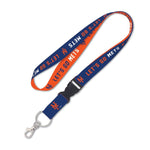 Wholesale-New York Mets SLOGAN Lanyard w/detachable buckle 1"