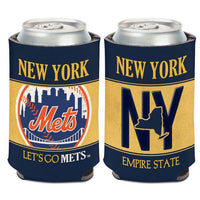 Wholesale-New York Mets STATE PLATE Can Cooler 12 oz.