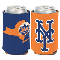 Wholesale-New York Mets STATE SHAPE Can Cooler 12 oz.