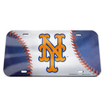 Wholesale-New York Mets Specialty Acrylic License Plate