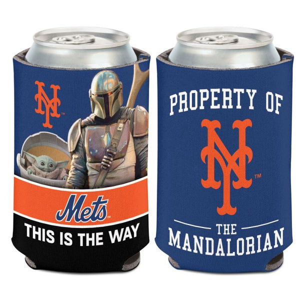 Wholesale-New York Mets / Star Wars Mandalorian Can Cooler 12 oz.
