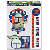 Wholesale-New York Mets / Star Wars Mandalorian Multi Use 3 Fan Pack