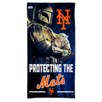 Wholesale-New York Mets / Star Wars Mandalorian Spectra Beach Towel 30" x 60"