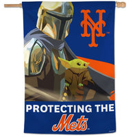 Wholesale-New York Mets / Star Wars Mandalorian Vertical Flag 28" x 40"