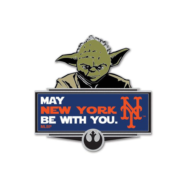 Wholesale-New York Mets / Star Wars Yoda Collector Pin Jewelry Card