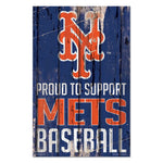 Wholesale-New York Mets Wood Sign 11" x 17" 1/4" thick