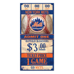 Wholesale-New York Mets Wood Sign 6x12 3/8" thick