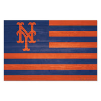 Wholesale-New York Mets americana Wood Sign 11" x 17" 1/4" thick