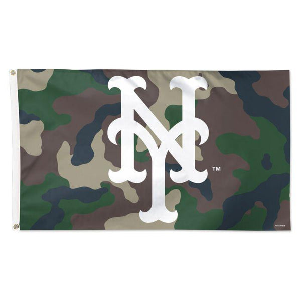 Wholesale-New York Mets camo Flag - Deluxe 3' X 5'