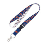 Wholesale-New York Mets scatter Lanyard w/detachable buckle 1"