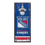 Wholesale-New York Rangers Bottle Opener Sign 5x11