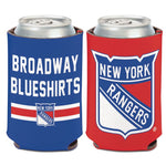 Wholesale-New York Rangers SLOGAN Can Cooler 12 oz.