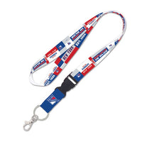 Wholesale-New York Rangers color block Lanyard w/detachable buckle 1"