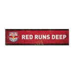 Wholesale-New York Red Bulls Wooden Magnet 1.5" X 6"
