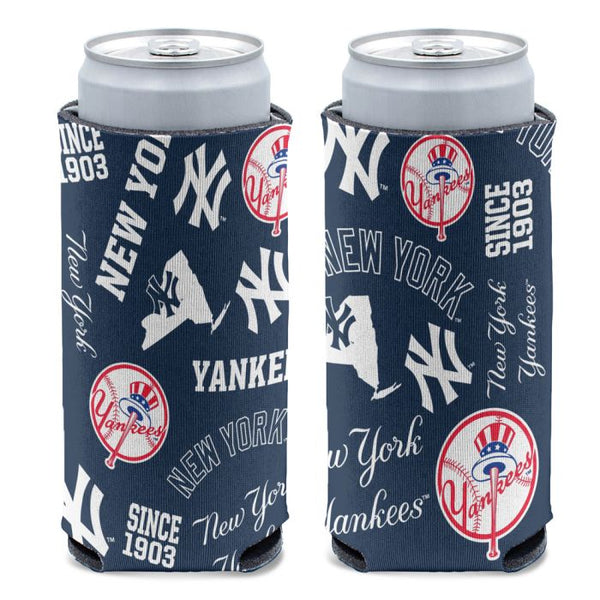 Wholesale-New York Yankees 12 oz Slim Can Cooler