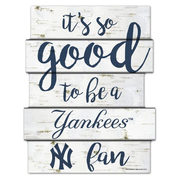 Wholesale-New York Yankees BIRCH Wood Sign 11"X14"