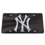 Wholesale-New York Yankees BLACK Specialty Acrylic License Plate