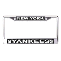 Wholesale-New York Yankees CARBON Lic Plt Frame S/L Printed