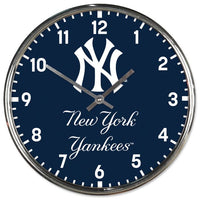 Wholesale-New York Yankees Chrome Clock
