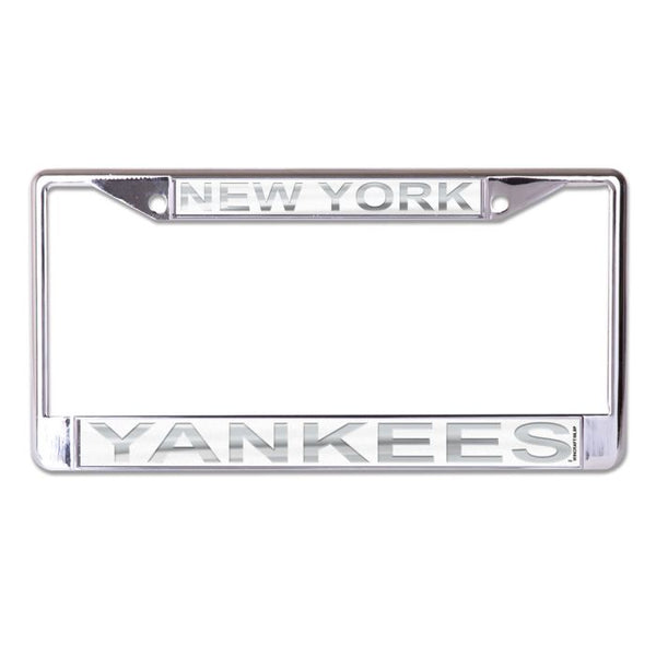 Wholesale-New York Yankees FROST Lic Plt Frame S/L Printed