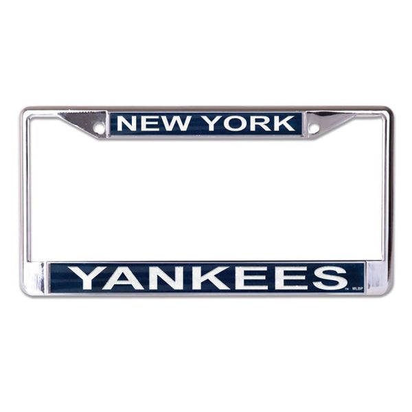 Wholesale-New York Yankees GLITTER Lic Plt Frame S/L Printed