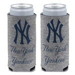 Wholesale-New York Yankees GRAY 12 oz Slim Can Cooler