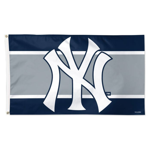 Wholesale-New York Yankees H STRIPE Flag - Deluxe 3' X 5'