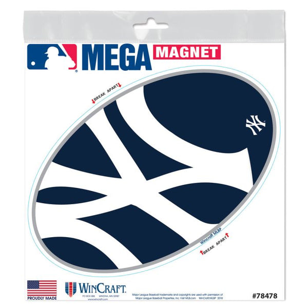 Wholesale-New York Yankees MEGA Outdoor Magnets 6" x 6"