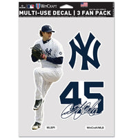 Wholesale-New York Yankees Multi Use 3 Fan Pack Gerrit Cole