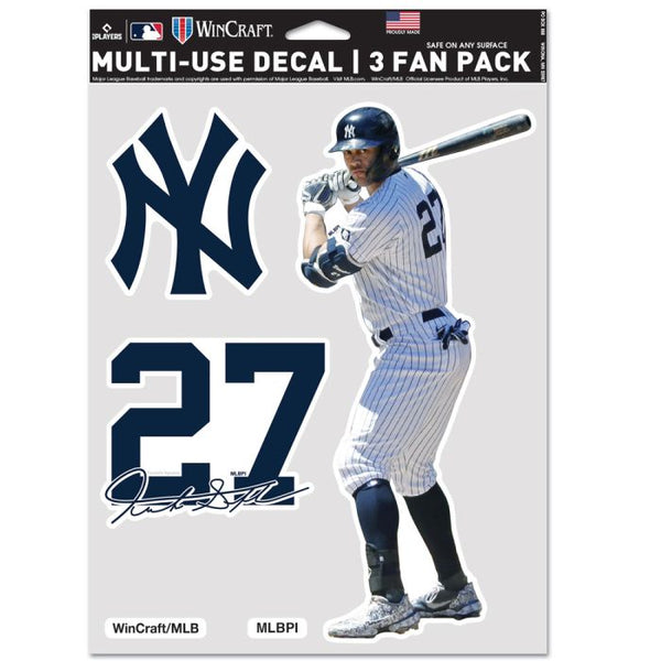 Wholesale-New York Yankees Multi Use 3 Fan Pack Giancarlo Stanton