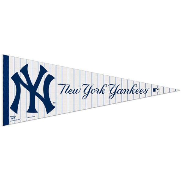 Wholesale-New York Yankees Pin Stripes Classic Pennant, carded 12" x 30"