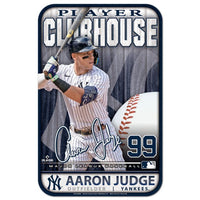 Wholesale-New York Yankees Plastic Sign 11" x 17" Aaron Judge