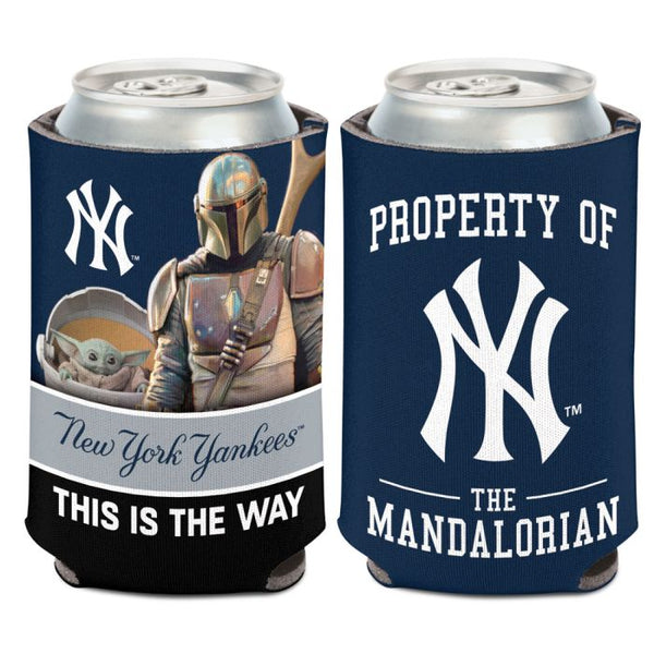 Wholesale-New York Yankees / Star Wars Mandalorian Can Cooler 12 oz.