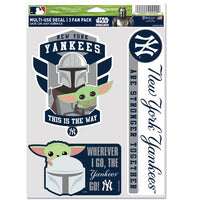Wholesale-New York Yankees / Star Wars Mandalorian Multi Use 3 Fan Pack