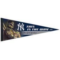 Wholesale-New York Yankees / Star Wars Mandalorian Premium Pennant 12" x 30"