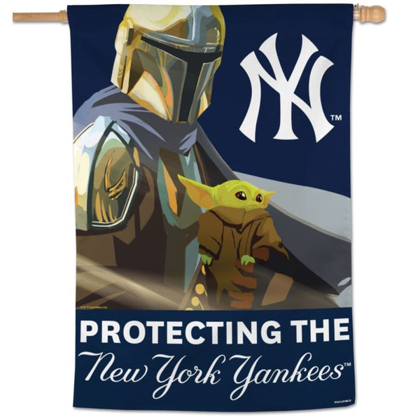 Wholesale-New York Yankees / Star Wars Mandalorian Vertical Flag 28" x 40"