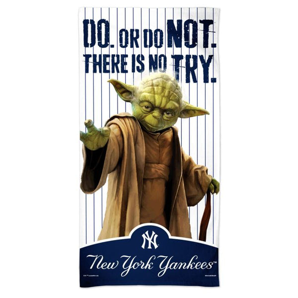 Wholesale-New York Yankees / Star Wars Yoda Spectra Beach Towel 30" x 60"