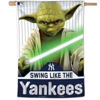 Wholesale-New York Yankees / Star Wars Yoda Vertical Flag 28" x 40"