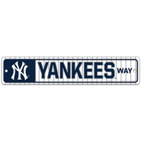 Wholesale-New York Yankees Way Street / Zone Sign 3.75" x 19"