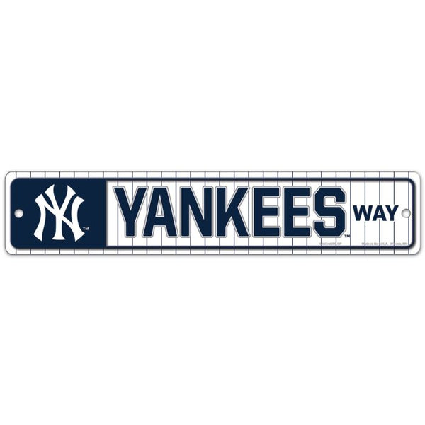 Wholesale-New York Yankees Way Street / Zone Sign 3.75" x 19"