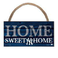Wholesale-New York Yankees Wood Sign w/Rope 5" x 10"