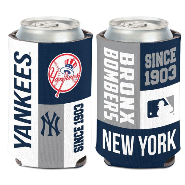 Wholesale-New York Yankees color block Can Cooler 12 oz.