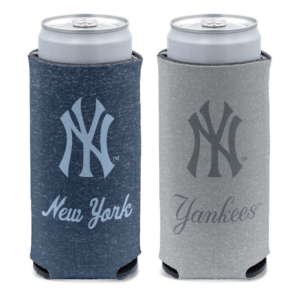 Wholesale-New York Yankees colored heather 12 oz Slim Can Cooler