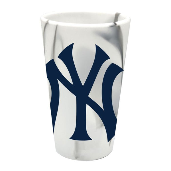 Wholesale-New York Yankees fashion 16 oz Silicone Pint Glass