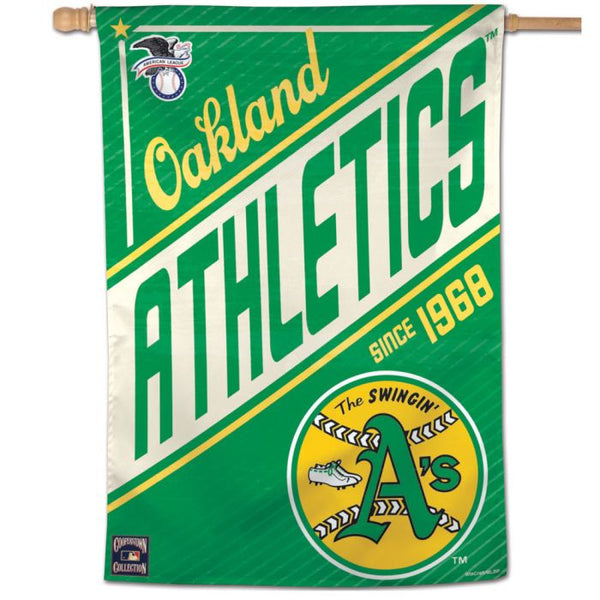 Wholesale-Oakland A's / Cooperstown Cooperstown Vertical Flag 28" x 40"