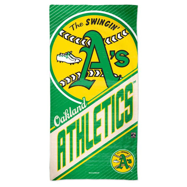 Wholesale-Oakland A's / Cooperstown Spectra Beach Towel 30" x 60"
