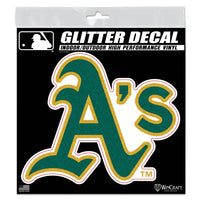 Wholesale-Oakland A's Decal Glitter 6" x 6"