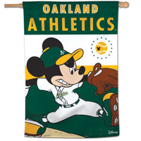 Wholesale-Oakland A's / Disney Vertical Flag 28" x 40"