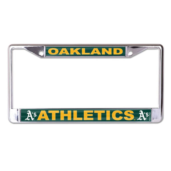 Wholesale-Oakland A's Lic Plt Frame S/L Printed