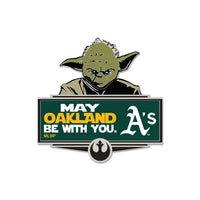 Wholesale-Oakland A's / Star Wars Yoda Collector Pin Jewelry Card